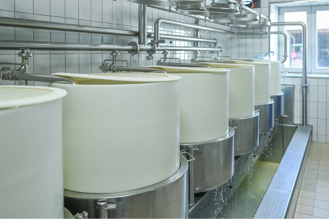 Produktion, Käserei Schülen